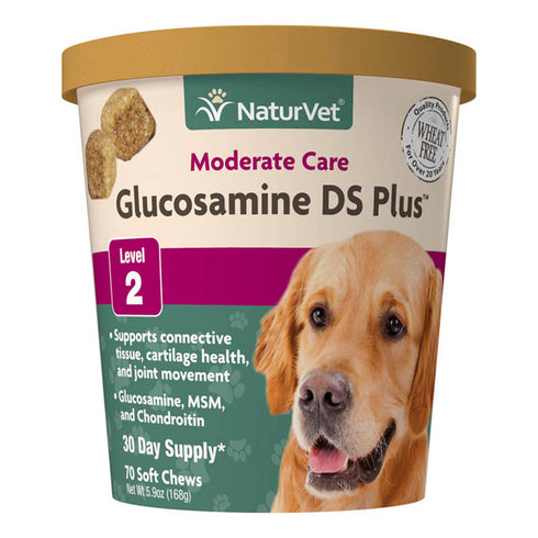 Naturvet Glucosamine DS Plus 70 Soft Chews Level 2 - Poudre Pet and Feed Supply